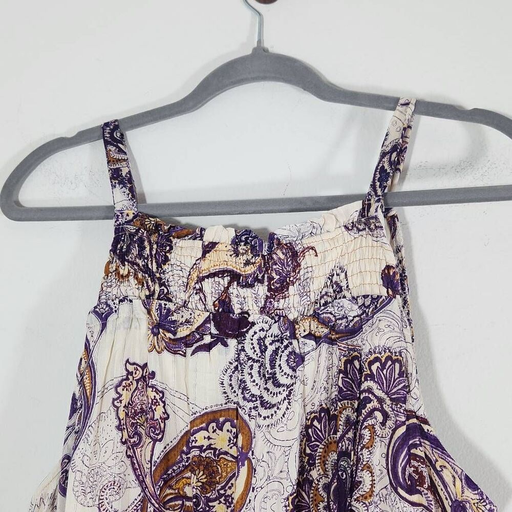 Band of the Free Paisley Tiered Maxi Dress Size Small Wedding Guest Dress - Picture 8 of 10